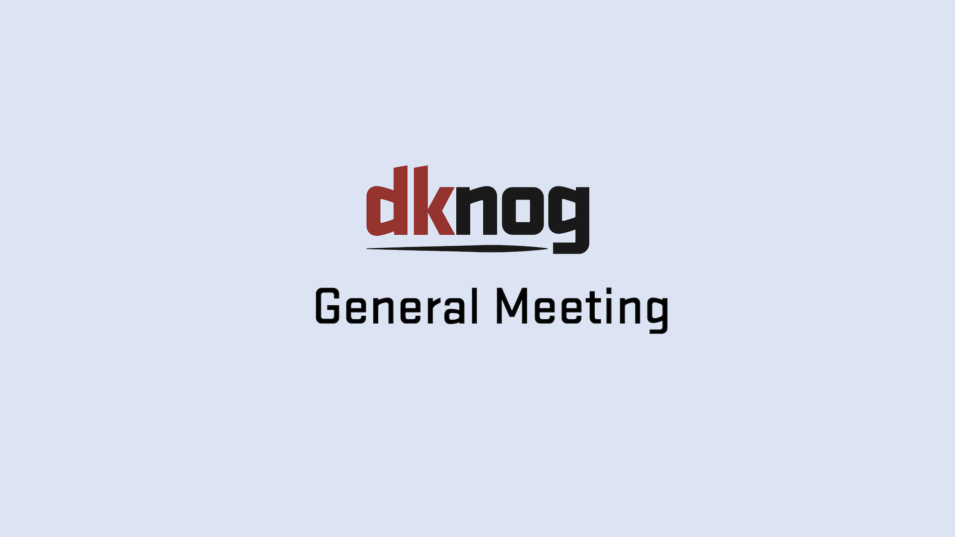 General Meeting 2023